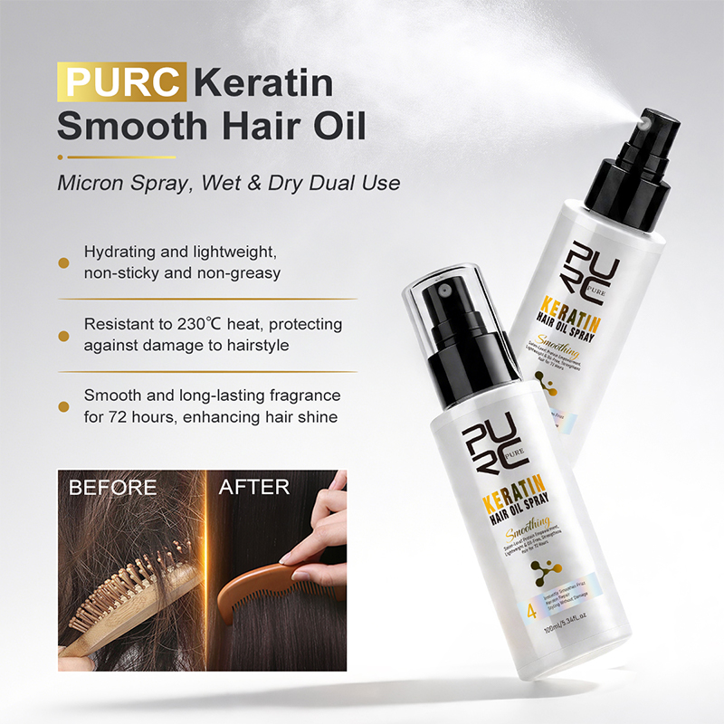 Perawatan Rambut PURC Keratin  - Hair Straightener ulasan dan harga