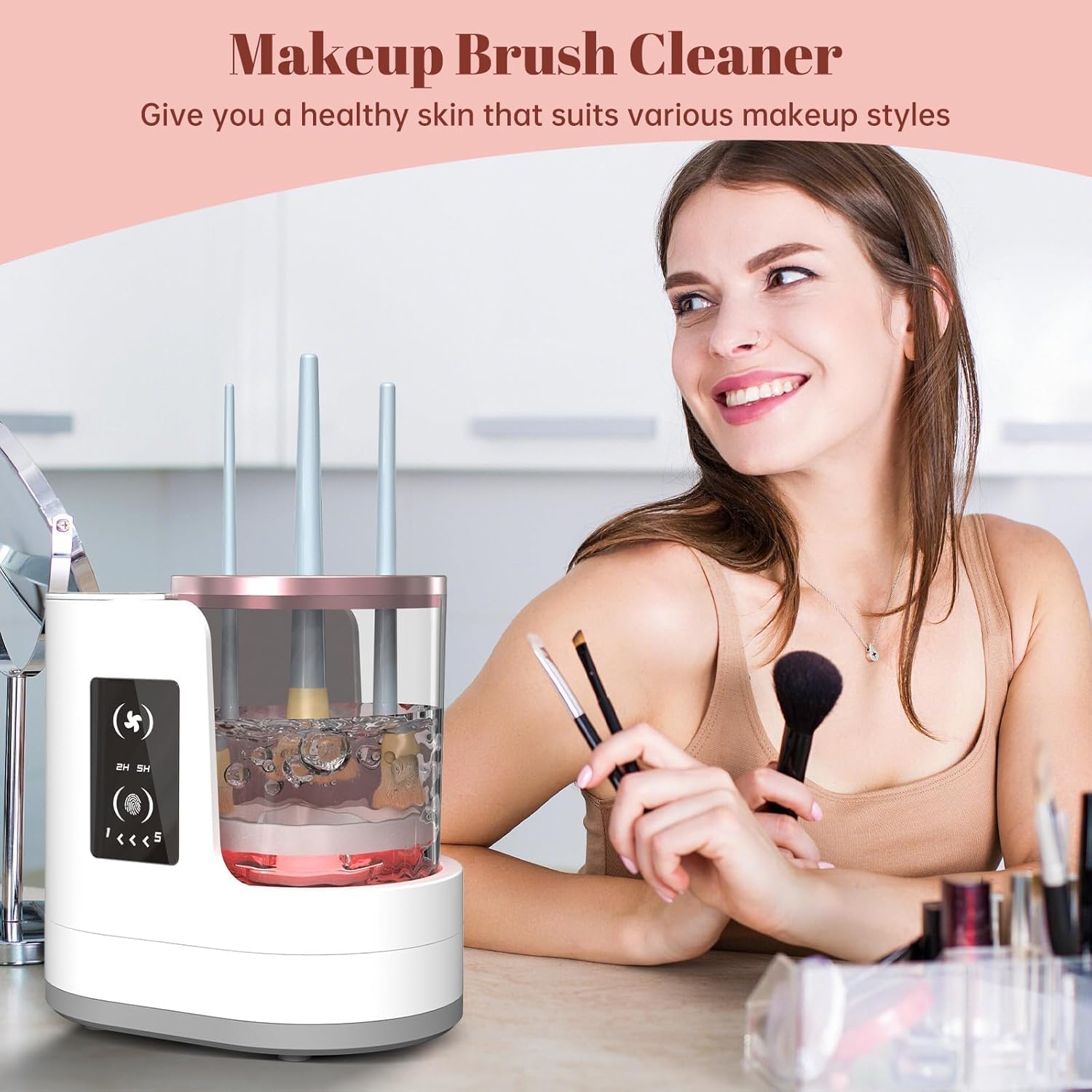 Mesin Pembersih Kuas Makeup Ot - Makeup Brush Set ulasan dan harga