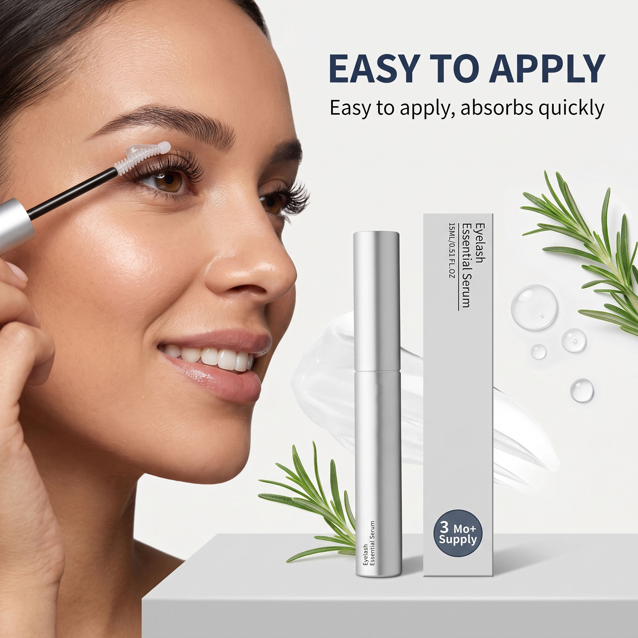 Serum Dual-Fungsi untuk Bulu M - Lash Serum Growth ulasan dan harga