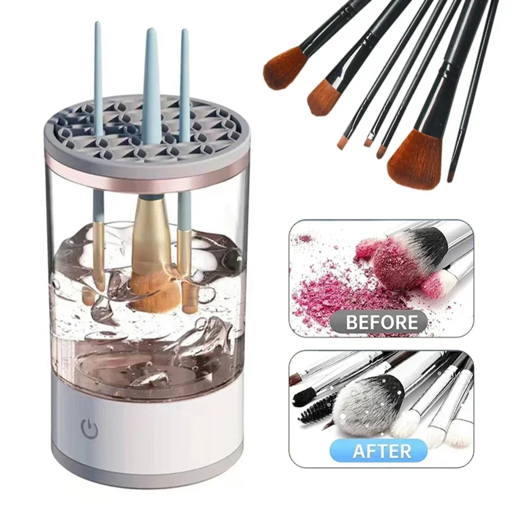 Mesin Pembersih Kuas Makeup El - Makeup Brush Set ulasan dan harga
