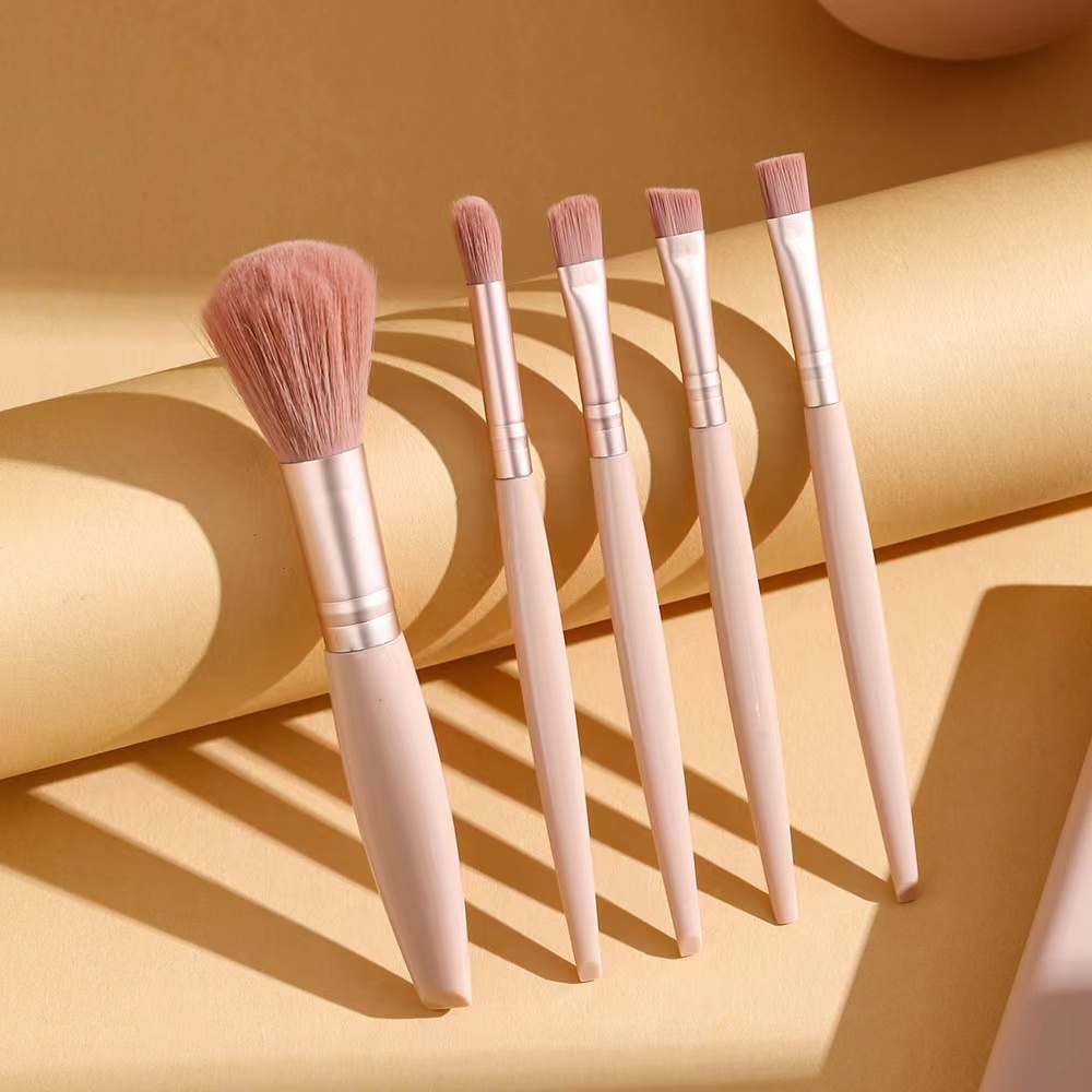 5 Buah Kit Kuas Kosmetik denga - Beauty Flower Makeup ulasan dan harga