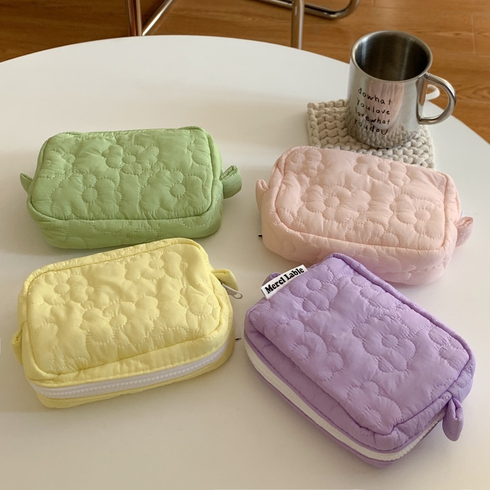 Tas penyimpanan Makeup katun w - Beauty Makeup Korean ulasan dan harga