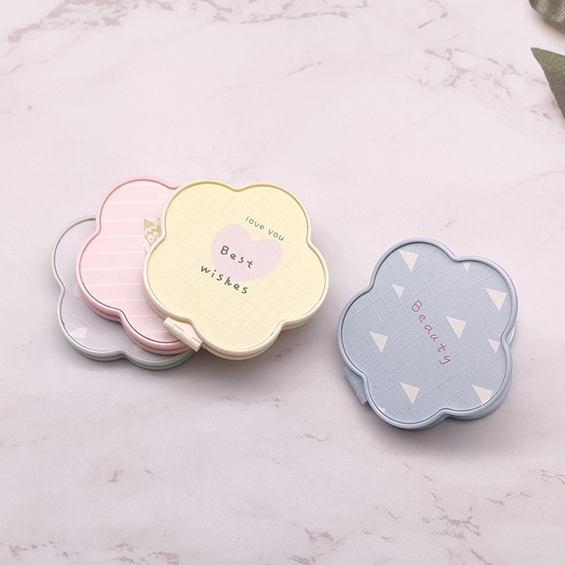 Cermin Rias Mini Lipat Dua Sis - Beauty Flower Makeup ulasan dan harga