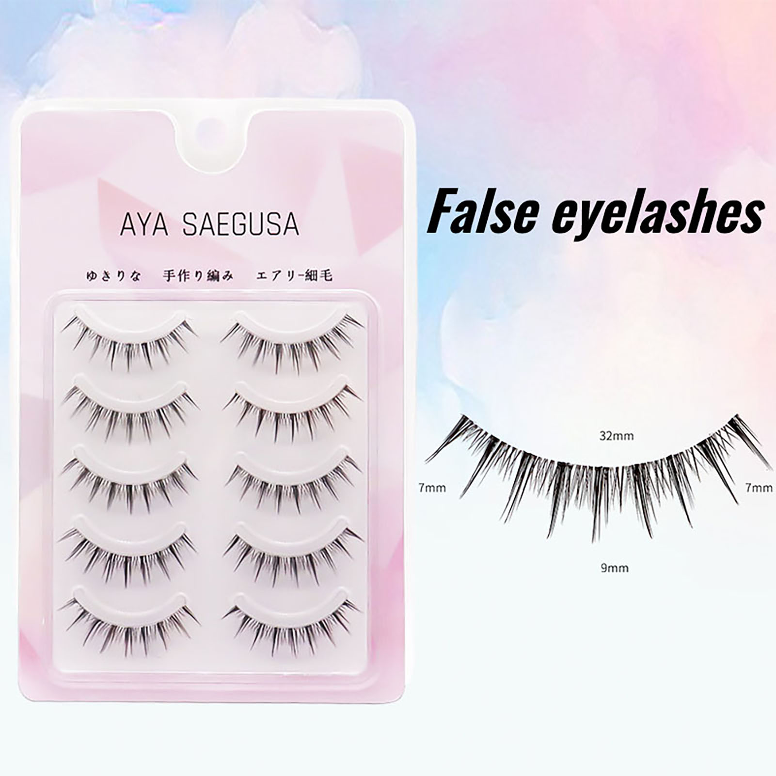 Bulu mata ringan 6-12mm peri t - Beauty Makeup Look ulasan dan harga