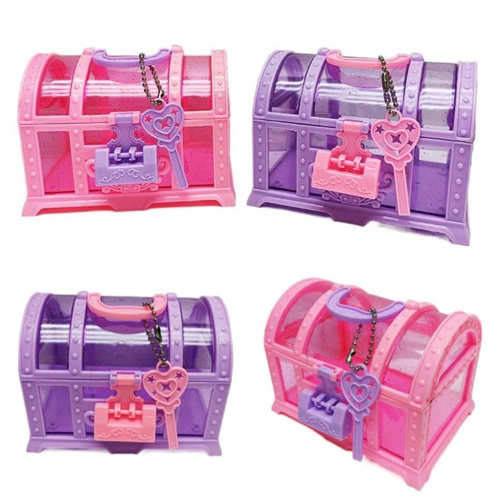 Kotak Mini Pink/Ungu Kotak Per - Beauty Makeup Box Set ulasan dan harga