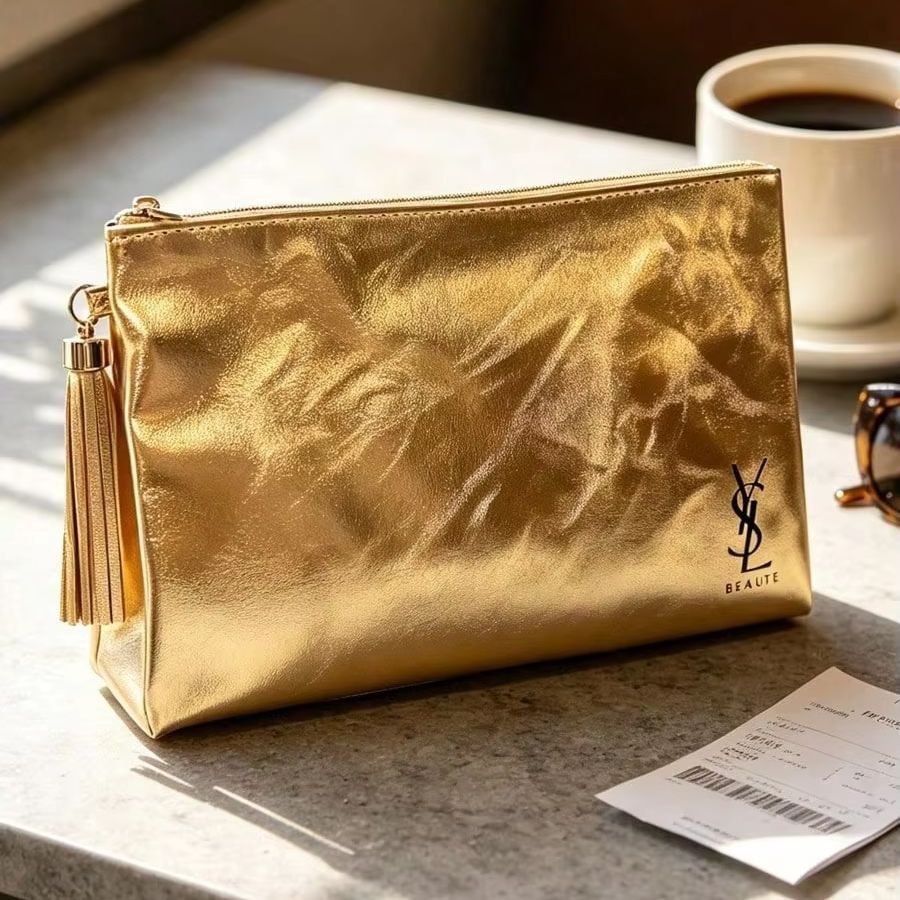Tas Kosmetik YSL Beaute dengan - Ysl Beauty Makeup ulasan dan harga